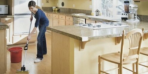 nedves tisztítás a parazitafertőzés megelőzésére